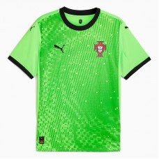 Portugal Mens Goalkeeper Green Soccer Jersey 2025