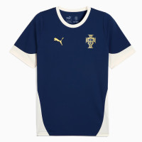 Portugal Mens Training Blue Soccer Jersey 2025