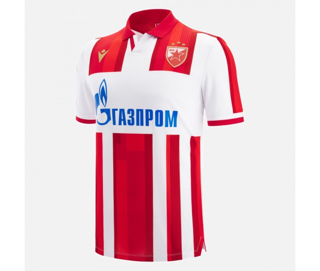 Red Star Belgrade Mens Home Soccer Jersey 2025