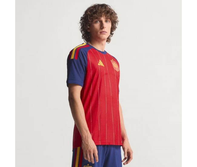 Spain Mens Home Authentic Soccer Jersey 2026