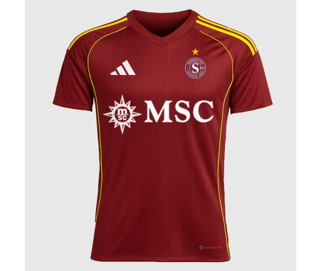 Servette FC Mens Home Soccer Jersey 2025