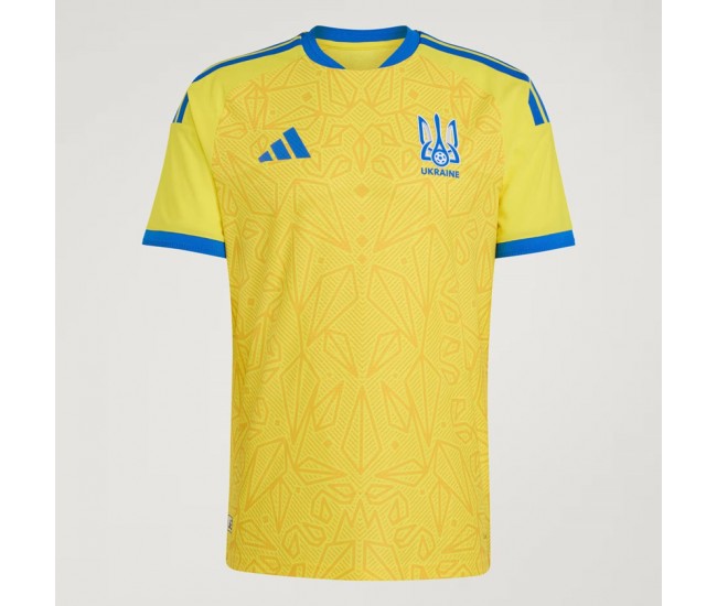 Ukraine Mens Home Soccer Jersey 2026