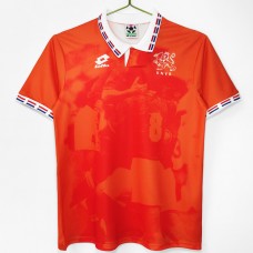 Netherlands National Team Men Home Retro Soccer Jersey 1996