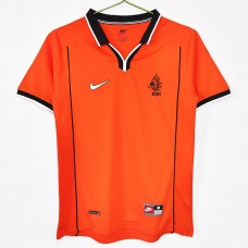Netherlands National Team Men Home Retro Soccer Jersey 1998