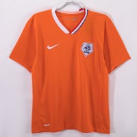 Netherlands National Team Men Home Retro Soccer Jersey 2008