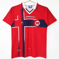 Norway Men Home Retro Soccer Jersey 1997