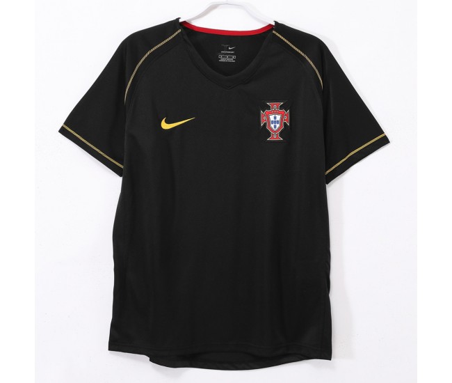 Portugal Men Away Retro Soccer Jersey 2006