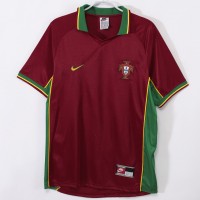 Portugal Men Home Retro Soccer Jersey 1998 Portugal Men Home Retro Soccer Jersey 1998