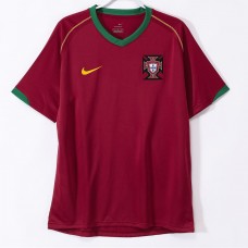 Portugal Men Home Retro Soccer Jersey 2006 Portugal Men Home Retro Soccer Jersey 2006