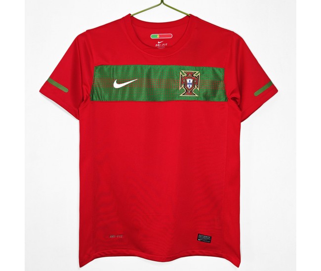 Portugal Men Home Retro Soccer Jersey 2010 Portugal Men Home Retro Soccer Jersey 2010