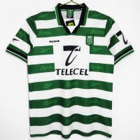 Sporting CP Men Home Retro Soccer Jersey 1999 Sporting CP Men Home Retro Soccer Jersey 1999