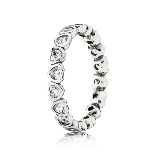 Pandora Forever More Stackable Ring, Clear CZ