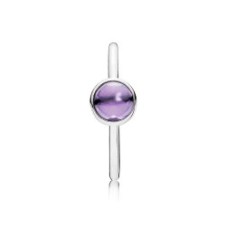 Pandora Poetic Droplet, Purple CZ