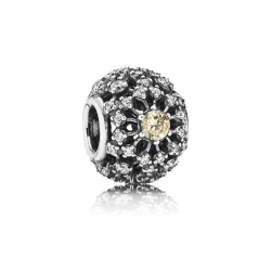 Pandora Inner Radiance, Golden/Colored & Clear CZ