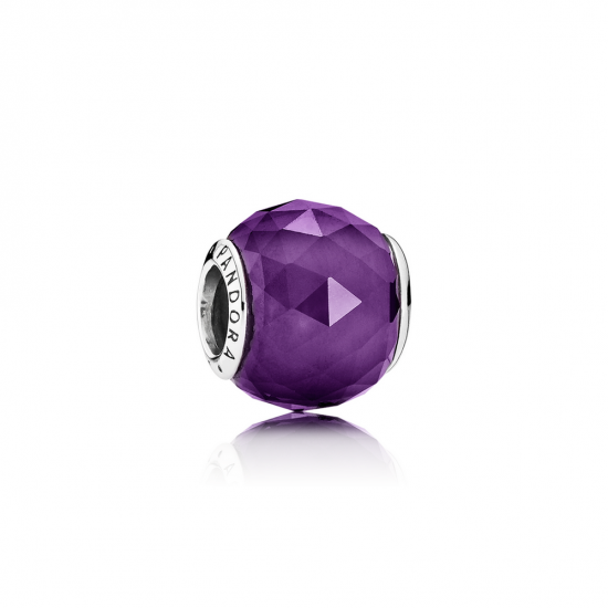 Pandora Geometric Facets, Royal/Purple Crystal