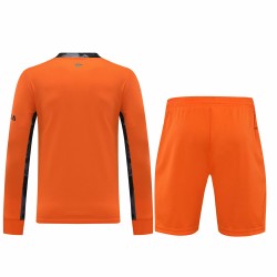 Arsenal F.C. Men Long Sleeves Goalkeeper Football Suit Orange