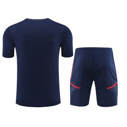 Arsenal F.C. Men Short Sleeves Football Suit Dark Blue 2024