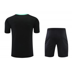 Arsenal F.C. Men Short Sleeves Football Training Suit Black 2024