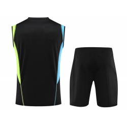 Arsenal F.C. Men Vest Sleeveless Football Training Suit Black 2024
