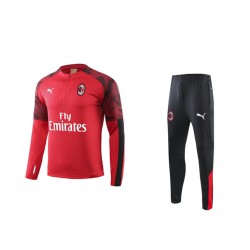 Associazione Calcio Milan Kid Long Sleeve Half Zip Football Suit 2024