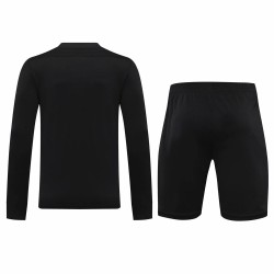 Associazione Calcio Milan Men Goalkeeper Long Sleeve Football Training Kit Black 2024 