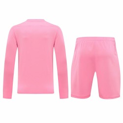 Associazione Calcio Milan Men Goalkeeper Long Sleeve Football Training Kit Pink 2024