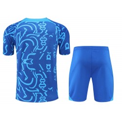 Chelsea Fc Men Short Sleeves Football Kit Blue 2023