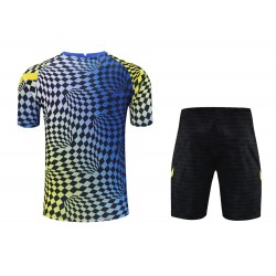 Chelsea FC Men Short Sleeves Football Kit With Zipper Pocket