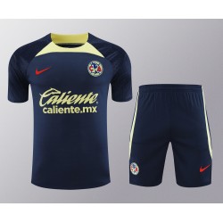 Club América Men Short Sleeves Football Kit Dark Blue 2024