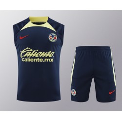 Club América Men Vest Sleeveless Football Kit Dark Blue 2024