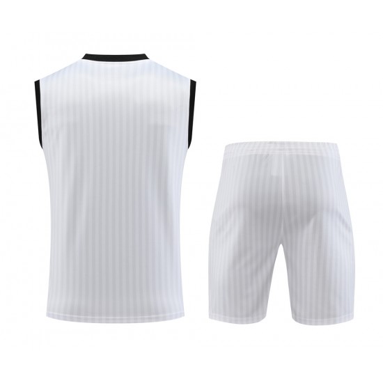 Clube De Regatas Do Flamengo Men Vest Sleeveless Football Suit White 2024