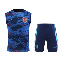 England National Football Team Men Vest Sleeveless Football Suit 2023