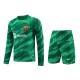 FC Barcelona Men Goalkeeper Long Sleeves Football Kit Green 2024