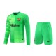 FC Barcelona Men Goalkeeper Long Sleeves Football Kit Green
