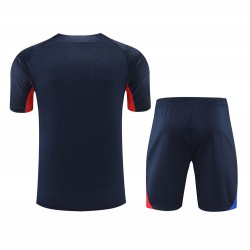 FC Barcelona Men Short Sleeves Football Kit Black 2023