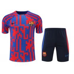 FC Barcelona Men Short Sleeves Football Kit Camouflage 2023