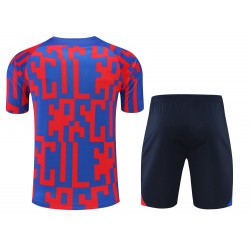 FC Barcelona Men Short Sleeves Football Kit Camouflage 2023
