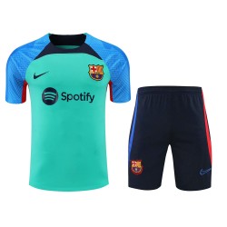 FC Barcelona Men Short Sleeves Football Suit 2023