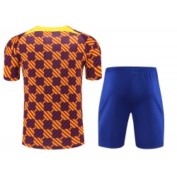 FC Barcelona Men Short Sleeves Football Suit 2024