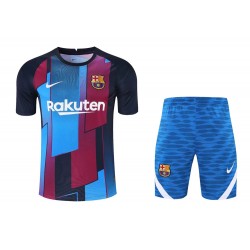 FC Barcelona Men Short Sleeves Football Training Set 2023