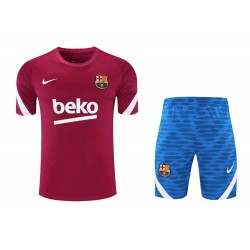 FC Barcelona Men Short Sleeves Football Training Suit 2023