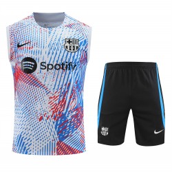 FC Barcelona Men Vest Sleeveless Football Kit 2023