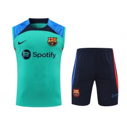 FC Barcelona Men Vest Sleeveless Football Suit 2023