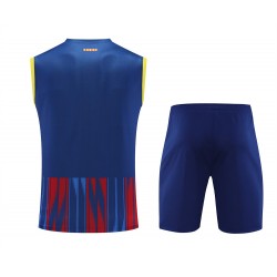 FC Barcelona Men Vest Sleeveless Football Training Kit 2023