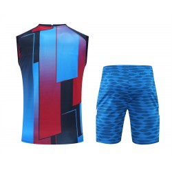 FC Barcelona Men Vest Sleeveless Football Training Suit