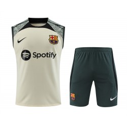 FC Barcelona Men Vest Sleeveless Football Training Suit 2024
