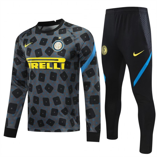 Football Club Internazionale Milano Men Long Sleeves Football Suit