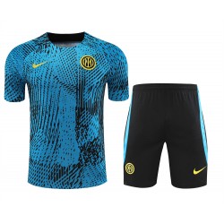 Football Club Internazionale Milano Men Short Sleeves Football Kit 2024