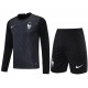 France National Football Team Men Goalkeeper Long Sleeves Football Kit Black