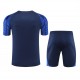France National Football Team Men Short Sleeves Football Kit Dark Blue 2023